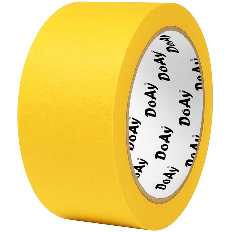 DOAY Yellow Painters Tape - Masking Tape 2 Inch Wide (1.88" x 90FT) - Multi-Surface, Smart Adhesion, Indoor & Outdoor - 1 Roll Paint Tape for DIY, Labeling, Art, Car (#3910) - Image 1